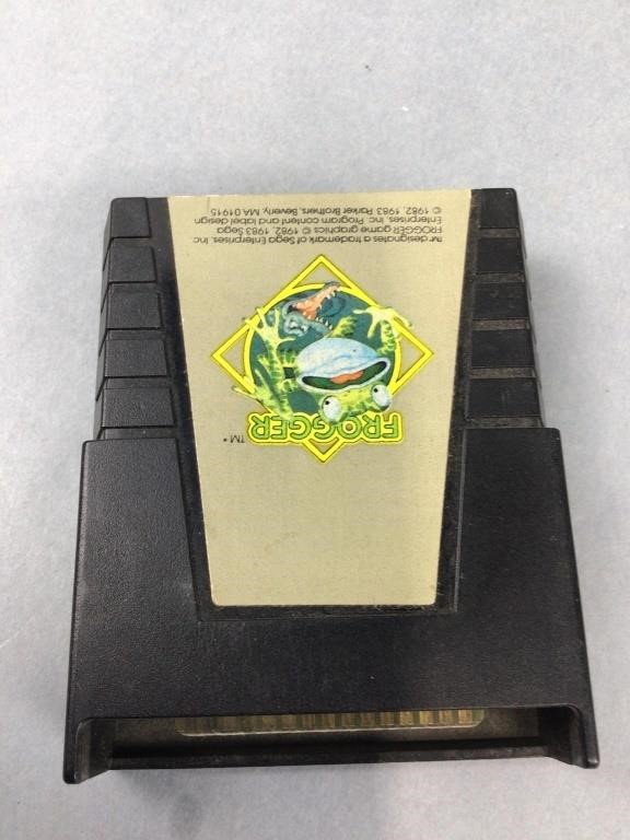 Frogger game cartridge for Sega