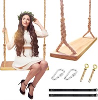 Wooden Swing Hanging Swing Tree Swing Outdoor Swin