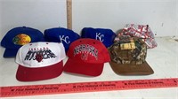7 Baseball Caps / Hats -Nebraska, Ducks