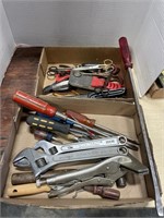 Wrenches, screw drivers, misc