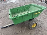 John Deere 10P garden dump trailer