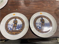 Vintage West Virginia Corning  plates