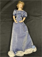 Princess Diana Queen of Hearts 21" Porcelain Doll