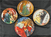 4 Total "Gone with the Wind" Plates Bradex
