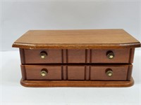 Vintage Wood Jewelry Box