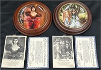 2 "Gone with the Wind" Plates with Certificates