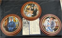 3 "Gone with the Wind" Plates with 1 Certificate