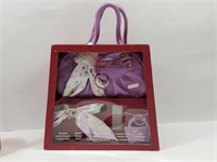 Gift Set Purple Purse Flashlight Clip No Watch