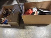 Tool box and misc garden items