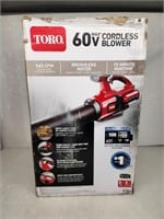 Toro 60V Cordless Blower w/ Battery and Charger
