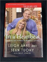 SIGNED COPY "In a Heartbeat" Cheerful Giving 1st