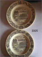 2 Bucks County Collector's Plates