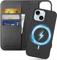SHIELDON Case for iPhone 15 2023  Genuine Leather