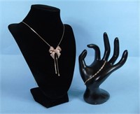 Rose Gold Bracelet & Necklace