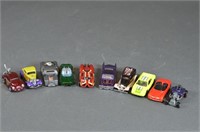 Lot of 10 Hot Wheels Cars Red Beetle