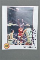 Elvin Hayes Autographed Photo   HOF