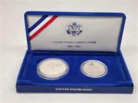 1986 US Liberty Proof Coins (Dollar / Half Dollar)