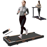 AIRHOT Slim Under Desk Treadmill Orange MODEL TT-3