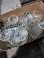 Lot of clear glass