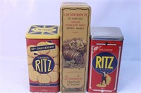 Vintage Christie, Ritz, Glenmorangie Tin Lot