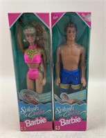 Vintage Mattel Barbie & Ken "Splash 'n Color"