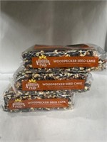 3 Audubon Park woodpecker seed cakes