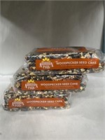 3 Audubon Park woodpecker seed cakes