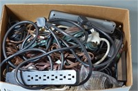 Lot of Random Power Cords & Power Strips