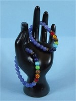 2 Stone Beaded Chakra Bracelets