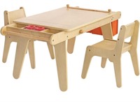 MEEDEN KIDS TABLE AND CHAIR SET WITH STORAGE BAG