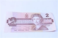 $2 Canada Dollar Bill