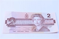 $2 Canada Dollar Bill