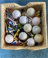 Golf Balls (10) plus Tees
