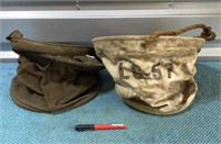 (2) Heavy Duty Lineman Bags