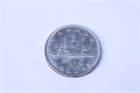 1968 Canada Dollar Canoe Coin