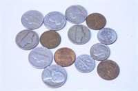 US Coin Lot Penny Dime