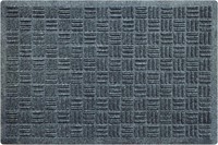 Rubber Door Mat 23x35  Waterproof  Grey