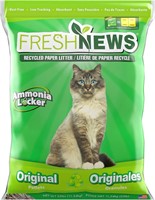 Fresh News Recycled Paper Pellet Cat Litter 25lbs