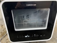 Farberware 16.5in Black Countertop Dishwasher