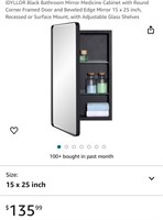 Bathroom Mirror Medicine Cabinet (Open Box)