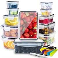 WFF1629  GPED Food Storage Containers with Lids, 1