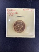 1911 British gold sovereign George Fifth