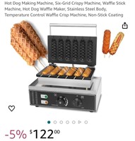 Hot Dog Machine (Open Box, Powers On)