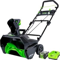 Greenworks - 80V 20-Inch Single Stage Cordless Bru