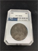1900 Morgan silver dollar MS66+ by PCI