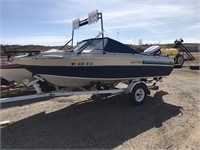 1982 16' Larson Boat & Trailer