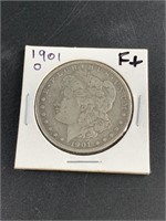 1901 O Morgan silver dollar