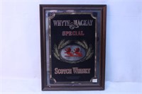 Vintage Whyte Mckay Scotch Whisky Mirror Sign