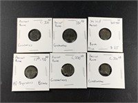 6 Ancient Roman coins
