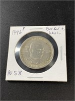 1946 P Booker T. Washington commemorative silver d